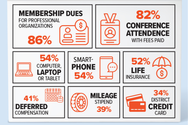 graphic showing benefits superintendents get in their contracts