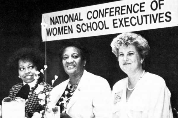 Dr. Effie Jones and colleagues at Women School Executives Conference