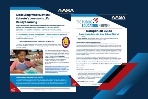 Case Study: Ephrata's Journey to Life Ready Learning
