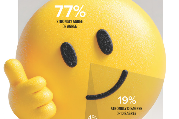 thumbnail of pie graph smiley face