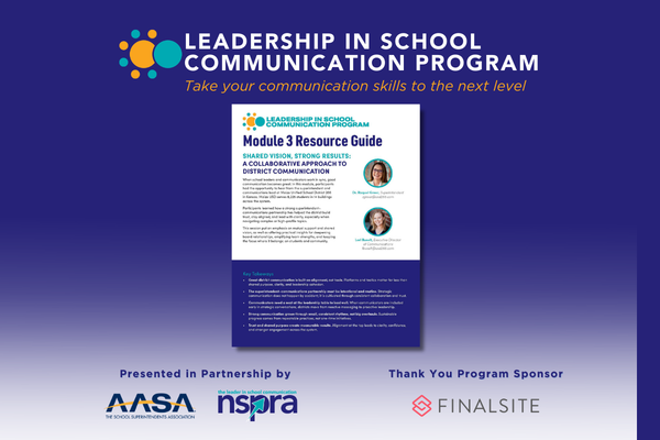 Shared Vision, Strong Results:  A Collaborative Approach To District Communication