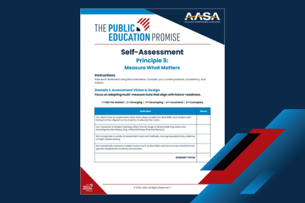 Self Assessment: Measure What Matters