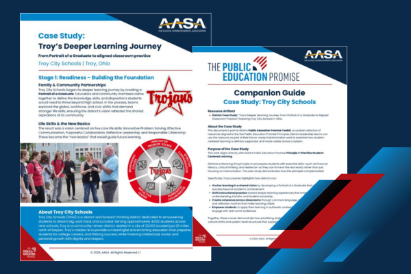 Case Study: Troy's Deeper Learning Journey